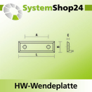 KLEIN HW-Wendeplatte Standard HC05 L29,5mm B9mm D1,5mm...