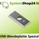 KLEIN HW-Wendeplatte Spezial HC05 L20mm B12mm D1,5mm...