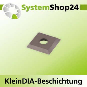 KLEIN HW-Wendeplatte Standard mit KleinDIA-Beschichtung HC05 L10,5mm B10,5mm D1,5mm 35° Z4 Zeichnung 1