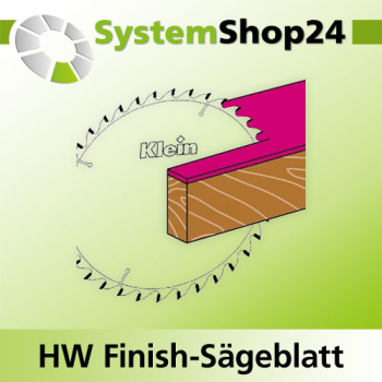 KLEIN HW Finish-Sägeblatt D350mm d30mm B/c 3,5/2,5mm Z84 PH02