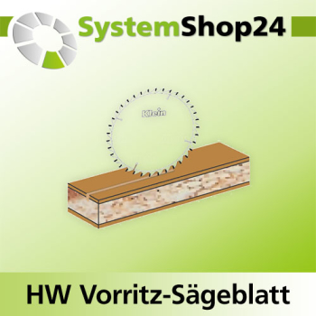 KLEIN HW Vorritz-Sägeblatt D80mm d20mm B-B1/c 3,1-4,0/2,2mm Z12