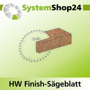KLEIN HW Finish-Sägeblatt für Spanplatten D400mm d75mm B/c 4,4/3,2mm Z60 für Giben-Homag