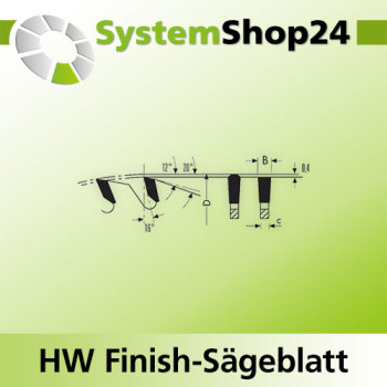 KLEIN HW Finish-Sägeblatt für Spanplatten D452mm d60mm B/c 4,8/3,5mm Z72 für Holzma