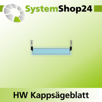 KLEIN HW Kappsägeblatt für Kantenanleimmaschinen D150mm d30mm B/c 3,2/2,2mm Z36