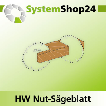 KLEIN HW Nut-Sägeblatt D125mm d30mm B/c 1,5/1,1mm Z12