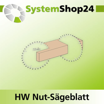 KLEIN HW Nut-Sägeblatt D125mm d30mm B/c 2,0/1,4mm Z12