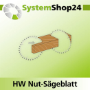 KLEIN HW Nut-Sägeblatt D125mm d30mm B/c 6,0/4,0mm Z12