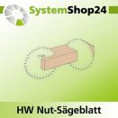 KLEIN HW Nut-Sägeblatt D180mm d30mm B/c 6,0/4,0mm Z24