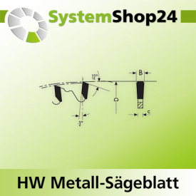 KLEIN HW Metall-Sägeblatt D150mm d20mm B/c 2,2/1,6mm...