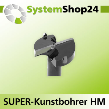 FAMAG SUPER-Kunstbohrer HM-bestückt lang A100mm S20mm GL140mm NL120mm