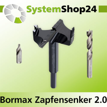 FAMAG Bormax 2.0 Zapfensenker WS prima, lang Z2 D75mm H20mm S13mm I10mm GL155mm NL105mm