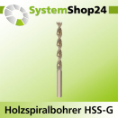 FAMAG Holzspiralbohrer HSS-G A13,5mm S13,0mm GL160mm NL108mm