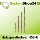 FAMAG Holzspiralbohrer HSS-G lang A3mm S3mm GL150mm NL100mm
