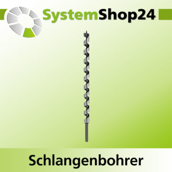 FAMAG Hartholz - Schlangenbohrer mit Untermesser 6-teilig im Holzkasten 10, 12, 14, 16, 18, 20mm