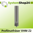 Systemshop24 VHM Profilnutfräser Z2 S16mm D1 1,8mm...