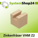 Systemshop24 VHM Zinkenfräser Z2 S12mm D16mm AL16mm...