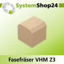 Systemshop24 VHM Fasefräser Z3 S16mm D16mm AL1 3mm...