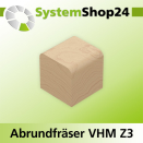 Systemshop24 VHM Abrundfräser Z3 S12mm D16mm AL12mm...