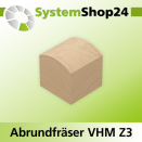 Systemshop24 VHM Abrundfräser Z3 S16mm D20mm AL28mm...