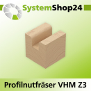 Systemshop24 VHM Profilnutfräser Z3 S12mm D1 9mm D2...