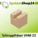 Systemshop24 VHM Schruppfräser mit Spanbrecher Z3...
