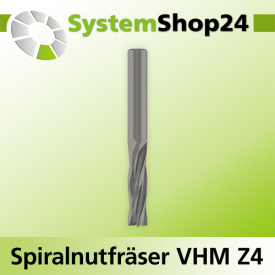 Systemshop24 VHM Spiralnutfräser Z4 S12mm D12mm...