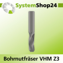 Systemshop24 VHM Bohrnutfräser Z3 S16mm D16mm AL65mm...
