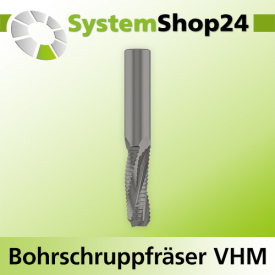 Systemshop24 VHM Bohrschruppfräser Z3 S18mm D18mm...