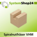 Systemshop24 VHM Spiralnutfräser Z3 S20mm D20mm...
