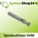 Systemshop24 VHM Spiralnutfräser Z2+2 S6mm D6mm...