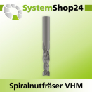 Systemshop24 VHM Spiralnutfräser Z2+2 S8mm D8mm...