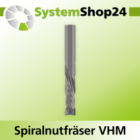 Systemshop24 VHM Spiralnutfräser Z2+2 S10mm D10mm...