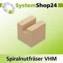 Systemshop24 VHM Nesting Spiralnutfräser Z2+2 S16mm...
