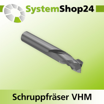 Systemshop24 VHM Nesting Schruppfräser Z2+2 S10mm D10mm AL1 35mm AL2 7mm GL80mm RL-RD / LD / positiv / negativ / Up Cut / Down Cut