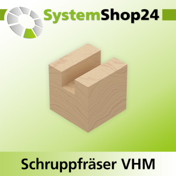 Systemshop24 VHM Nesting Schruppfräser Z2+2 S10mm D10mm AL1 35mm AL2 7mm GL80mm RL-RD / LD / positiv / negativ / Up Cut / Down Cut