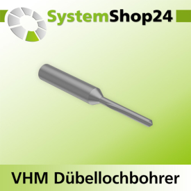 Systemshop24 VHM Dübellochbohrer Z1 S10mm D7mm...