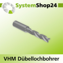 Systemshop24 VHM Dübellochbohrer Z3 S10mm D6mm...
