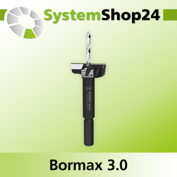 FAMAG Bormax 3.0 HM prima D20mm S10mm GL90mm NL57mm HS1 inkl. Zentrierspitze + Vorbohrer D4mm