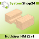 Systemshop24 Nutfräser HM Z2+1 D18mm AL25mm GL59mm...