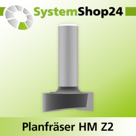 Systemshop24 Planfräser mit Umfang- und Bohrschneide...