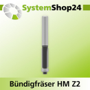 Systemshop24 Bündigfräser mit Kugellager HM Z2...