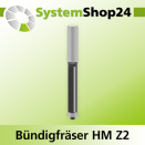 Systemshop24 Bündigfräser mit Kugellager HM Z2...