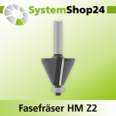 Systemshop24 Fasefräser mit Kugellager HM Z2 D31,1mm...