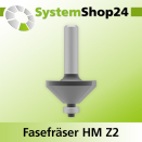 Systemshop24 Fasefräser mit Kugellager HM Z2 D28,6mm...