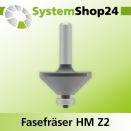 Systemshop24 Fasefräser mit Kugellager HM Z2 D35mm...