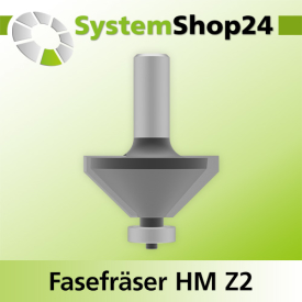 Systemshop24 Fasefräser mit Kugellager HM Z2 D44,5mm...
