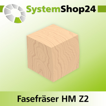 Systemshop24 Fasefräser mit Achswinkel und Kugellager HM Z2 D15,6mm AL10,3mm 8° GL54mm (2 1/8") S8mm RL