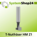 Systemshop24 T-Nutfräser für M6 HM Z1 D1 12,7mm...