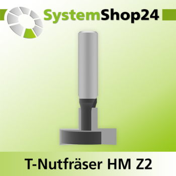 Systemshop24 T-Nutfräser HM Z2 D1 34,9mm (1 3/8") D2 12,7mm (1/2") AL21,7mm AL1 9,5mm (3/8") AL2 12,2mm GL67mm S12mm RL