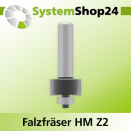 Systemshop24 Falzfräser mit Achswinkel und...